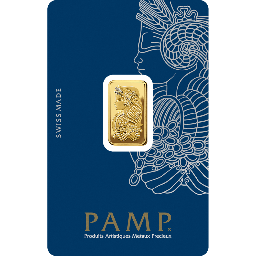 PAMP Lady Fortuna Gold Minted Bar - 5g