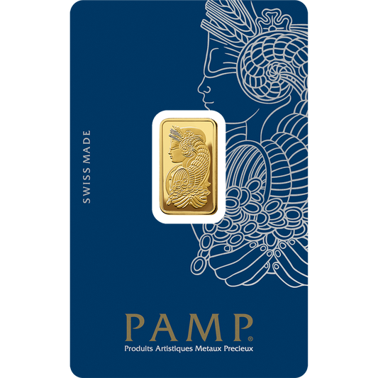 PAMP Lady Fortuna Gold Minted Bar - 5g