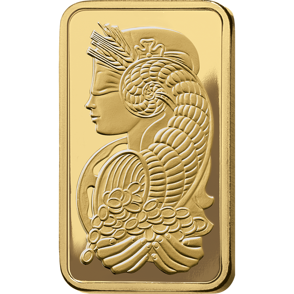 PAMP Lady Fortuna Gold Minted Bar - 5g