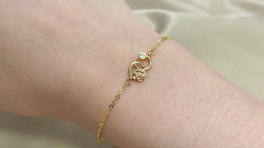 22k CDR Gold Minimalist Bracelet