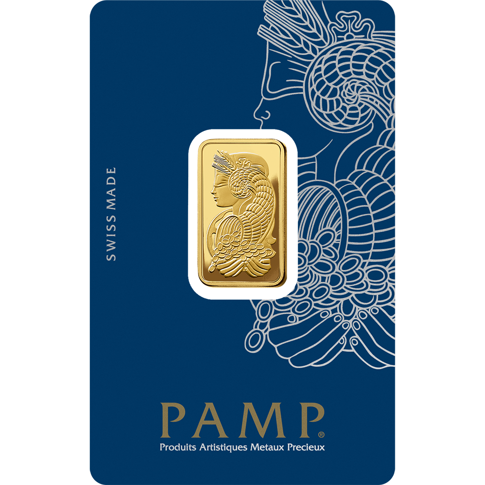 PAMP Lady Fortuna Gold Minted Bar - 10g